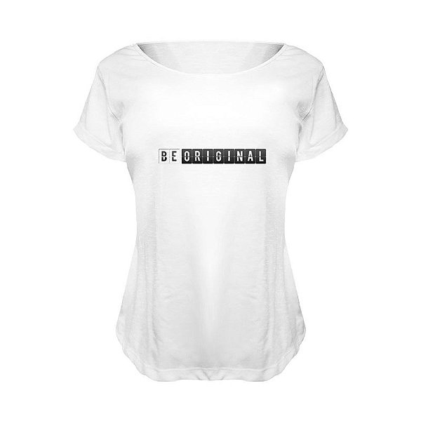 Camiseta Baby Look Nerderia e Lojaria be original BRANCA