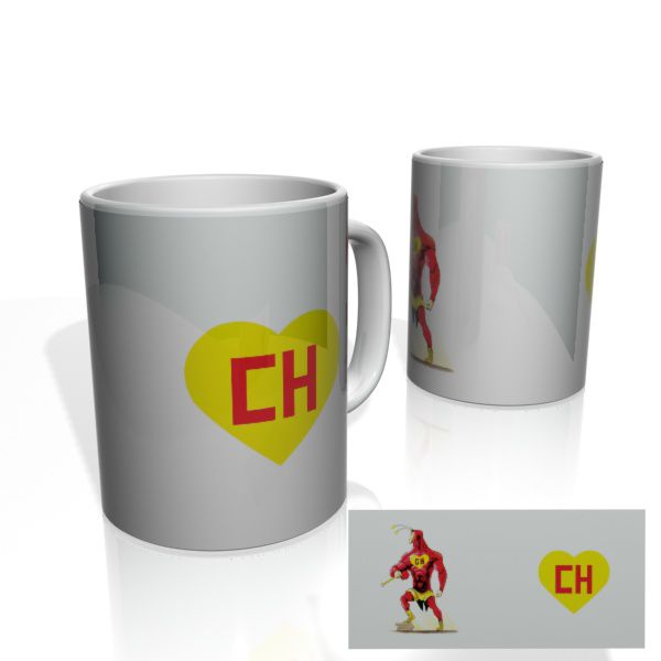 Caneca decorativa Nerderia e Lojaria chapolin forte colorido