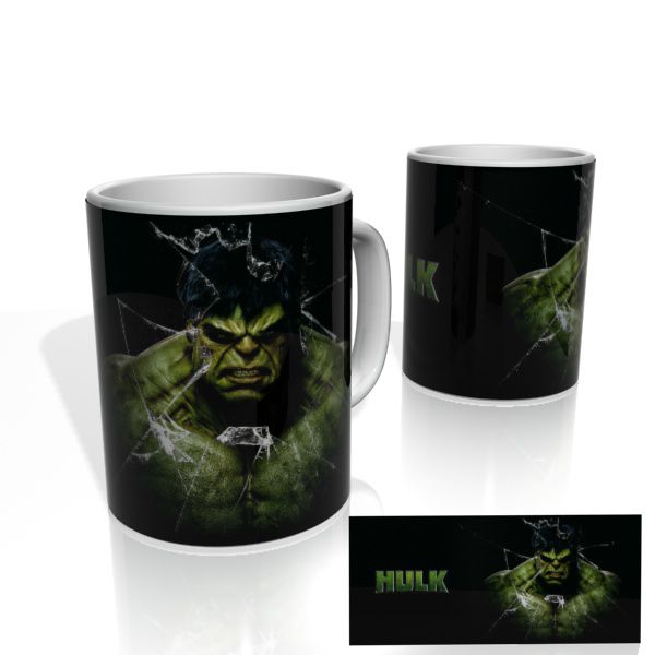 Caneca decorativa Nerderia e Lojaria hulk01 colorido