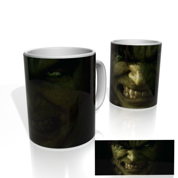 Caneca decorativa Nerderia e Lojaria hulk02 colorido