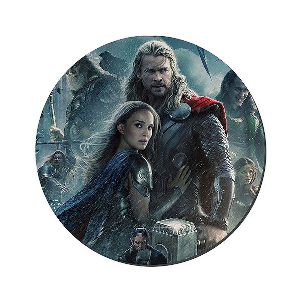 MOUSE PAD GAMER PEQUENO 20x24 cm Nerderia e Lojaria thor colorido