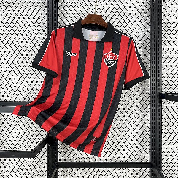 Camisa do Vitória temporada 2025-Versão torcedor rubro-negra