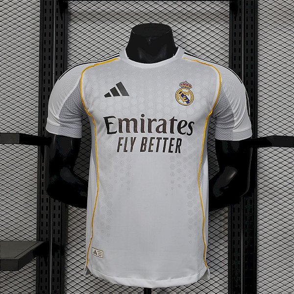 Camisa do Real Madrid Branca temporada 2025-Versão jogador