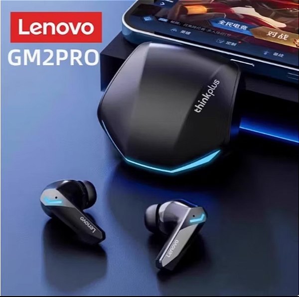 Fone  Bluetooth  Lenovo GM2 PRO