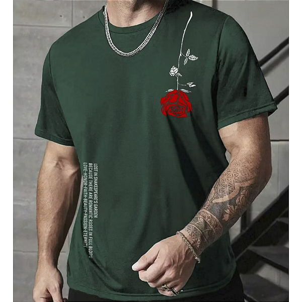 Camisa Masculina Manfinity Camiseta Street Wear