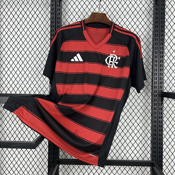 Camisa do Flamengo Temporada 2025-Versão Torcedor Rubro-Negra