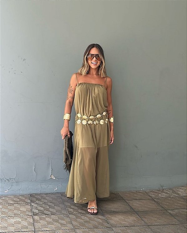 Vestido Chiffon Lorena Oliva