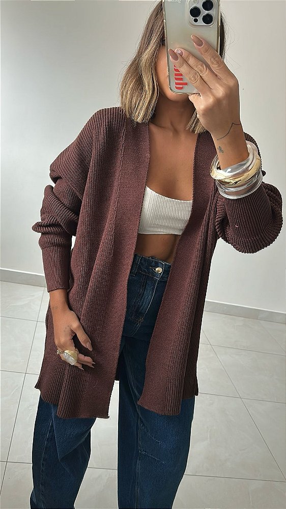 Cardigan Marrom Sofia