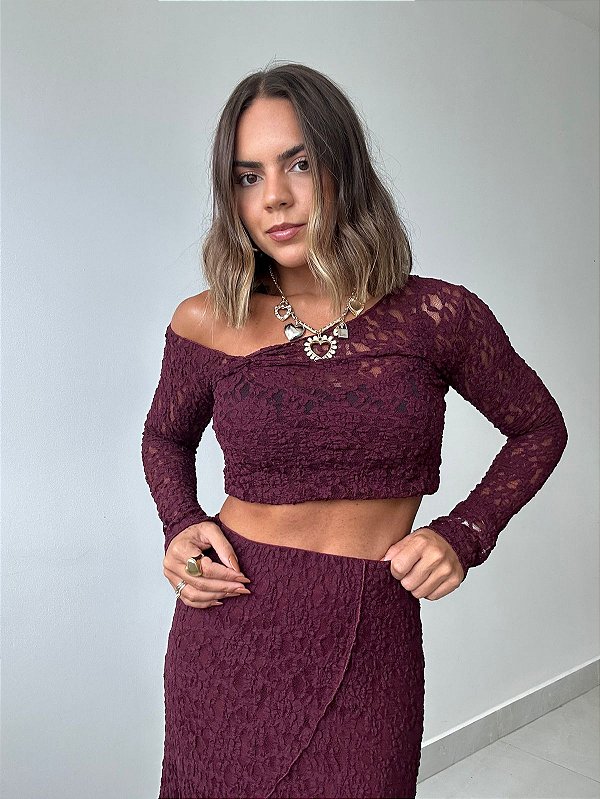 Blusa Renda Carmen