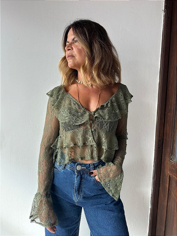 Blusa Renda Luciane