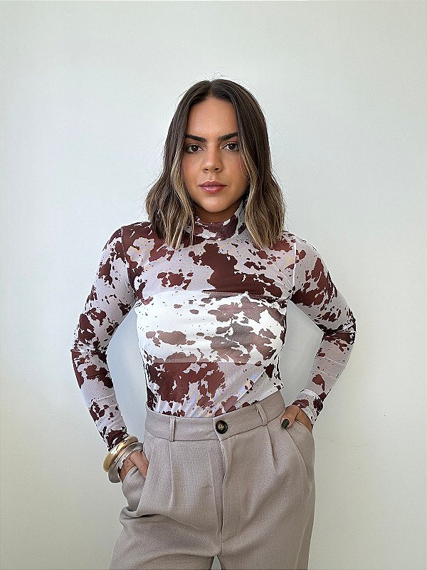Blusa Tule Lana