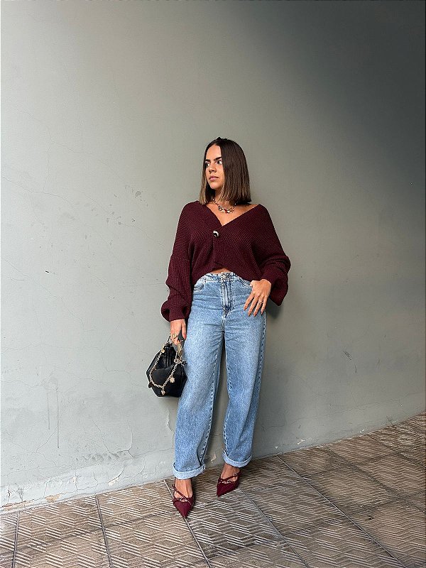 Calça Jeans Balloon Alê