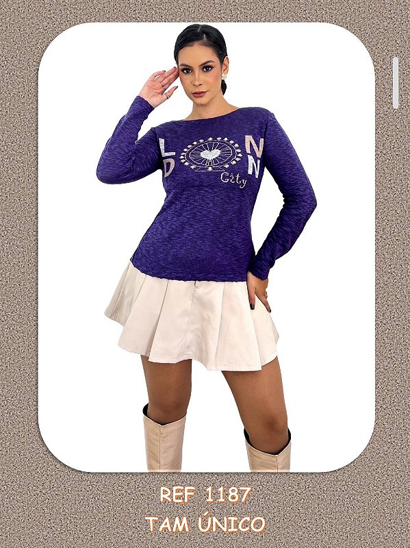 Blusa flamê Roda gigante