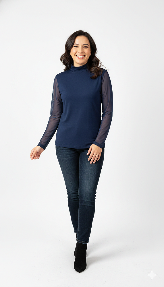 Blusa de viscolycra Juliana Paes