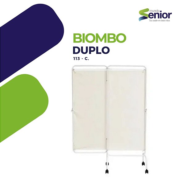 BIOMBO DUPLO 175CM X 120CM - 113-C
