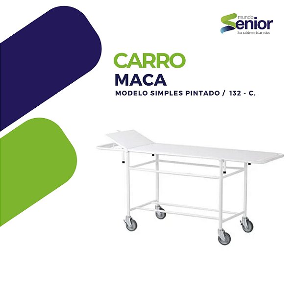 CARRO MACA SIMPLES PINTADO 132 - C