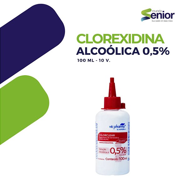 Clorexidina Alcóolica 0,5% - 100ml - Vic Pharma