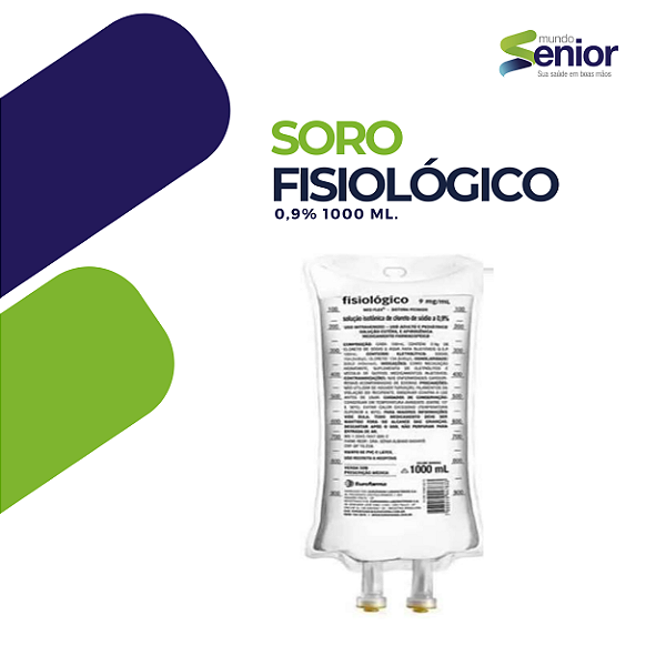 Soro Fisiológico 0,9% 1000ml