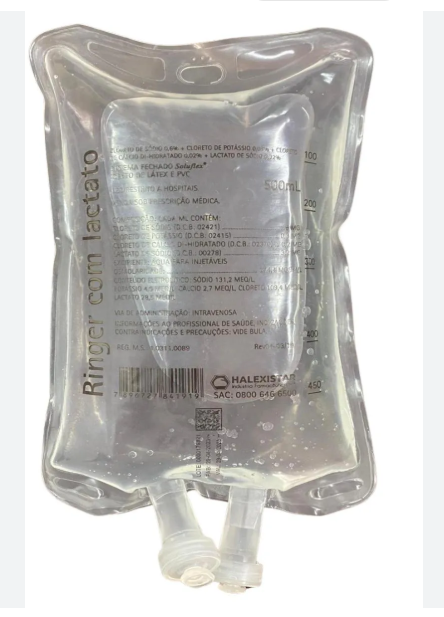 RINGER COM LACTATO 500ML HALEXISTAR