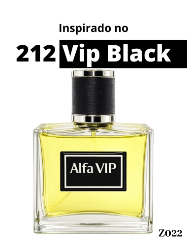 Perfume Contratipo Alfa Vip - Inspiração no 212 Vip Black