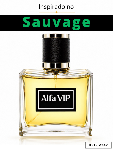 Perfume Alfa Vip - Inspiração no Sauvage