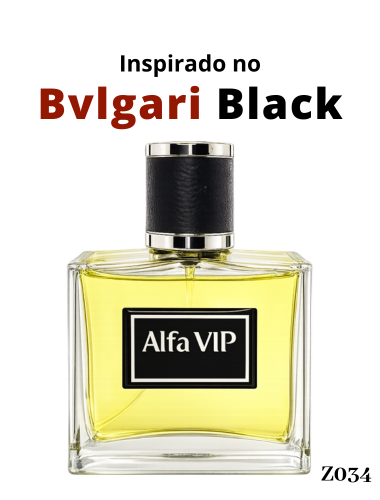 Perfume Contratipo Alfa Vip - Inspiração no Bvlgari In Black