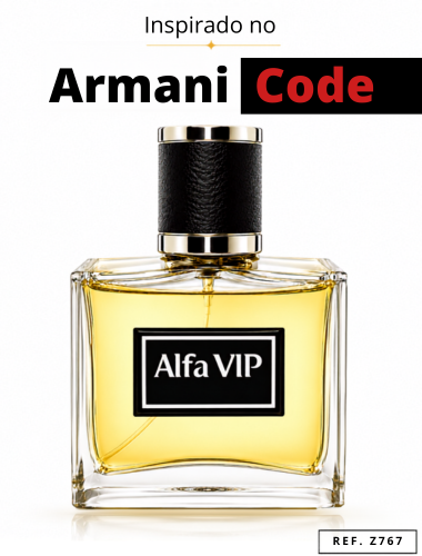 Perfume Alfa Vip - Inspiração no Armani Code