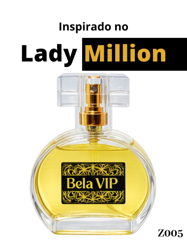 Perfume Contratipo Bela Vip - Inspiração no Lady Million