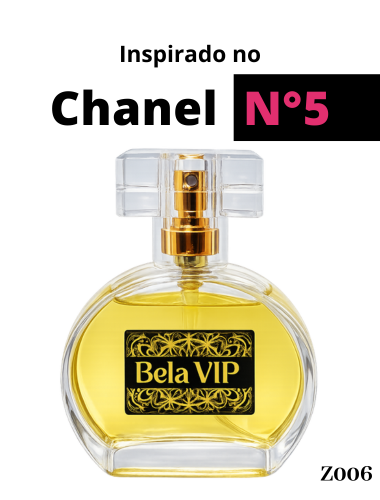 Perfume Contratipo Bela Vip - Inspiração no Chanel N°5