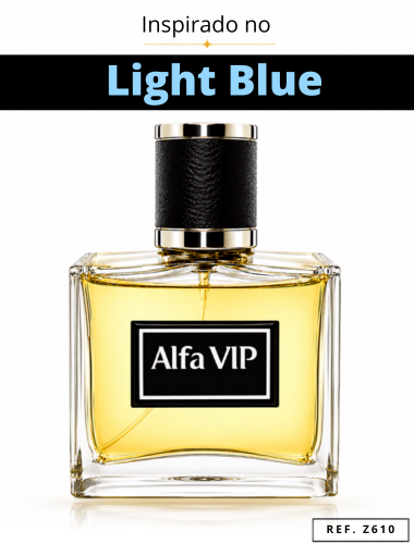 Perfume Alfa Vip - Inspiração no Light Blue