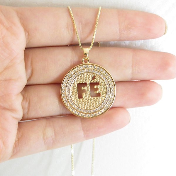 Medalha Fé Cravejada
