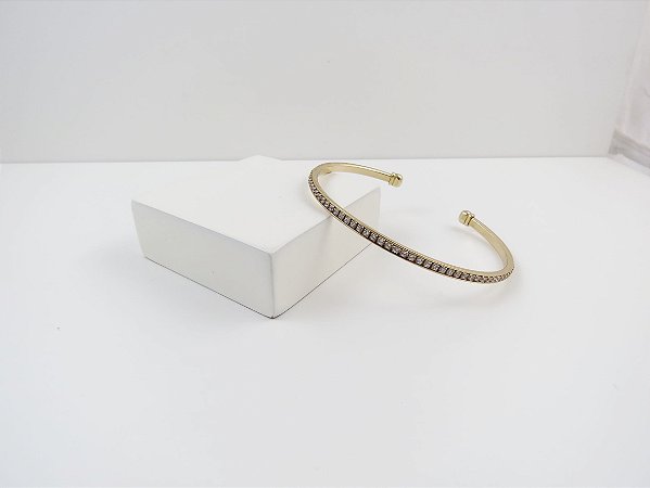 Bracelete Cravejado Fino