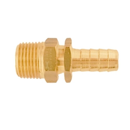 Adaptador Espigão Fixo  1/2 X 1/2 Macho C/ Canal