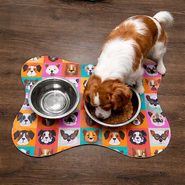 Jogo Americano para Comedouro Pet - Estampa Dog - Madiba Pet