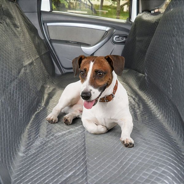 Capa Pet Automotiva para Banco Traseiro - Preta - Madiba Pet