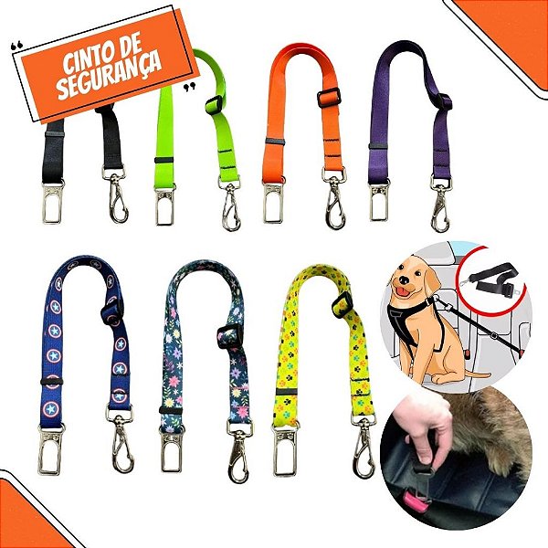 Cinto de Segurança para Cães - Engate Universal Simples
