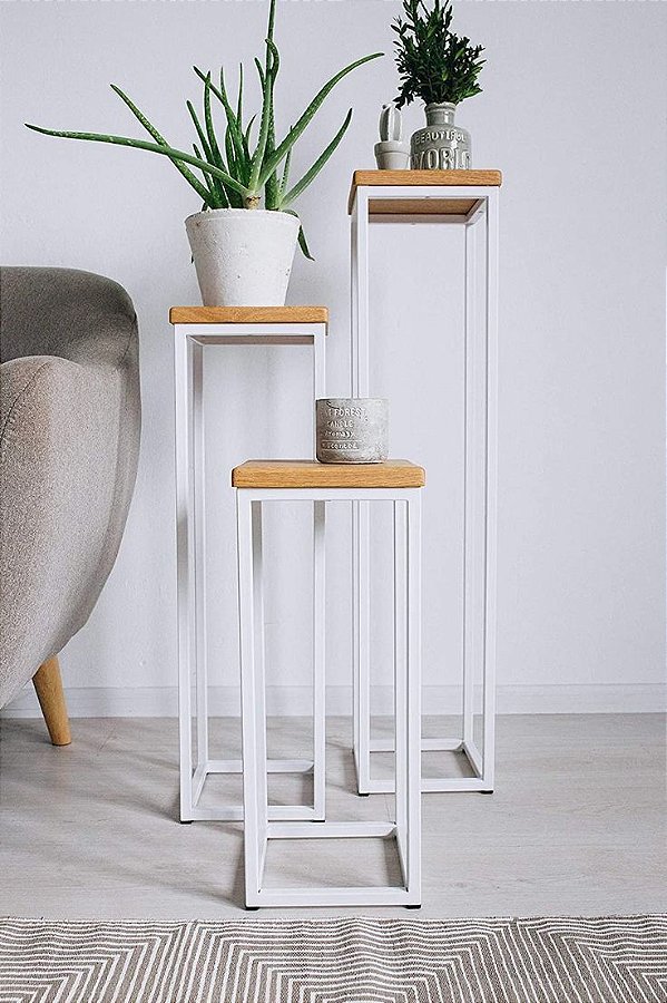 Trio de Suporte para Vasos Rebeca