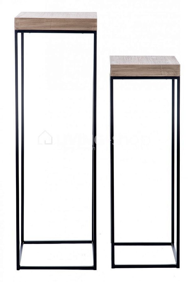 Duo de Colunas Decorativas Estilo Industrial