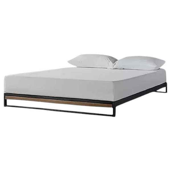 Cama box de Ferro Giovana King Size com 20cm do chão 1,86x1,98