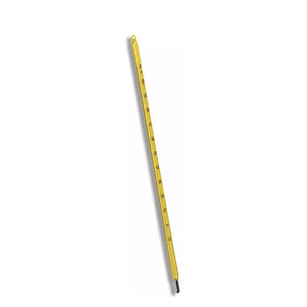 Termômetro Químico INCOTERM 5042.20 Escala Externa Divisão -10+150:1°C Cobertura Amarelo - 260mm
