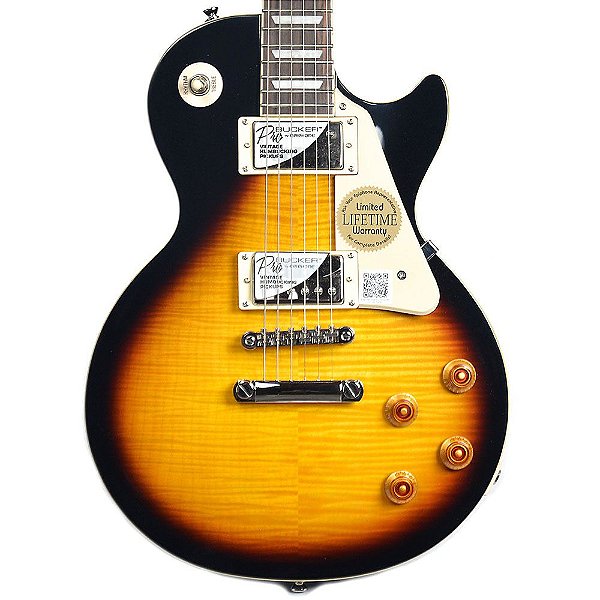 Guitarra Epiphone Les Paul Standard Plus Top Pro V. Sunburst