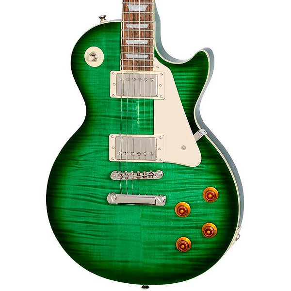 Guitarra Epiphone Les Paul Standard Plus Top Pro Green Burst