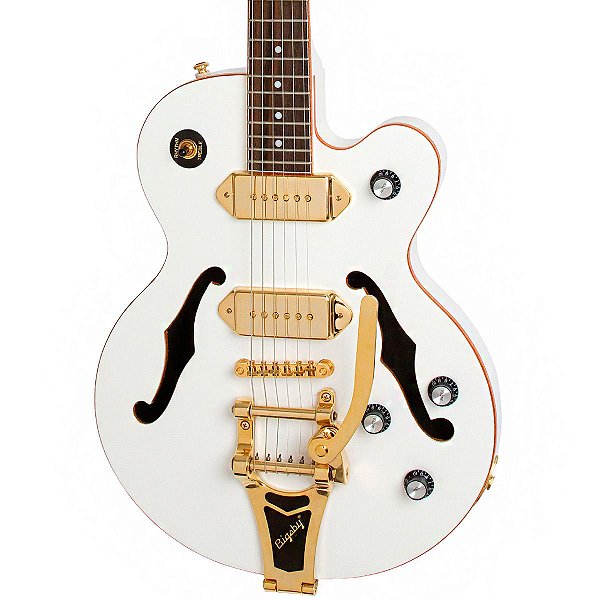 Guitarra Semi-Acústica Epiphone Wildkat Royale Pearl White