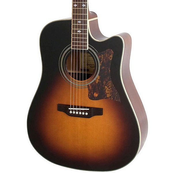 Violão Elétrico Epiphone Masterbilt DR-500MCE Vintage Sunburst