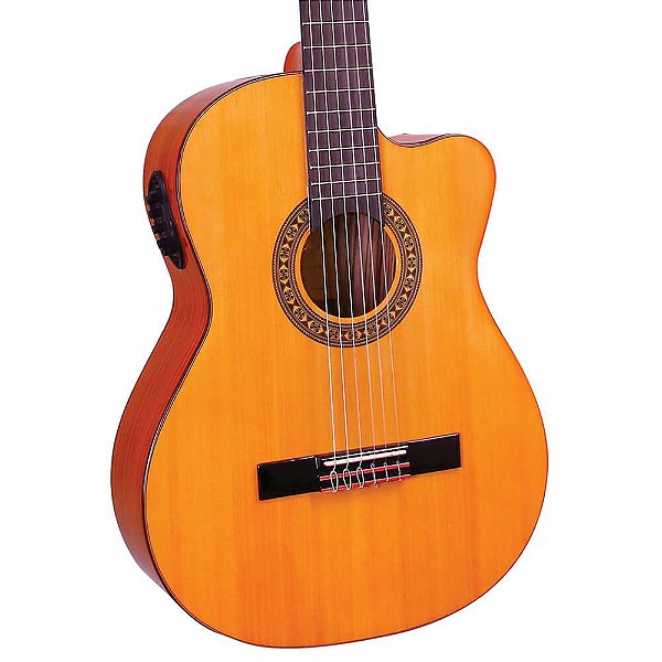 Violão Elétrico Di Giorgio Clássico 38e Nylon Natural