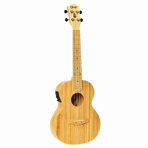 Ukulele Elétrico Seizi Bali Tenor Solid Bamboo com Bag