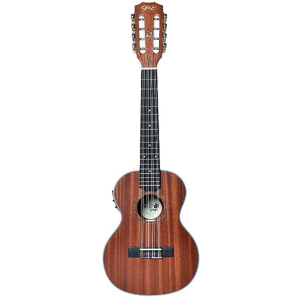 Ukulele Elétrico 8C Seizi Maui Plus Tenor Sapele com Bag