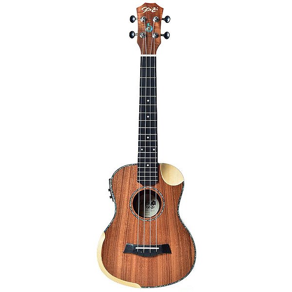 Ukulele Elétrico Seizi Bora-Bora Crush Tenor Koa com Bag