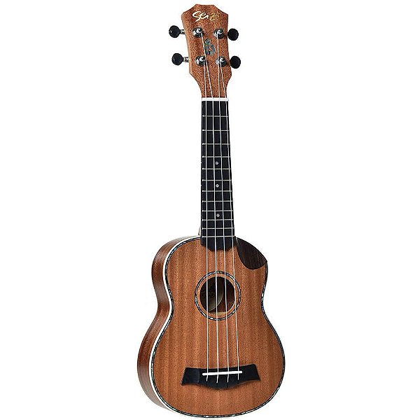 Ukulele Acústico Seizi Maui Crush Soprano Sapele com Bag