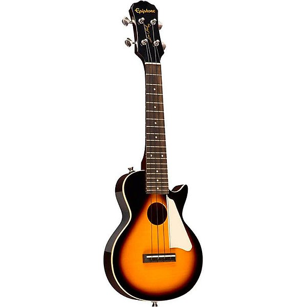 Ukulele Eletro-Acústico Epiphone Les Paul Concert Sunburst
